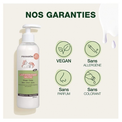Pranarôm Aromaself Lait Hydratant Neutre Visage et Corps Bio 250 ml