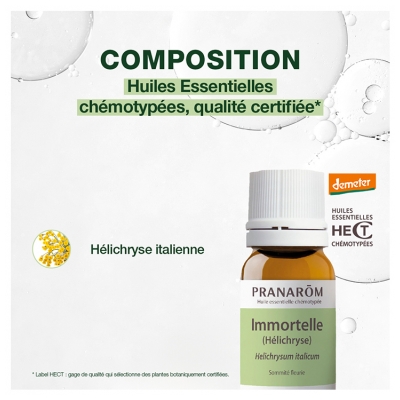Pranarôm Huile Essentielle Immortelle Hélichryse Italienne (Helichrysum italicum) Bio 2 ml