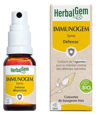 HerbalGem Immunogem purškalas su ekologiškais ingredientais 15 ml