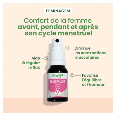 HerbalGem Feminagem Cycle Spray Bio 15 ml