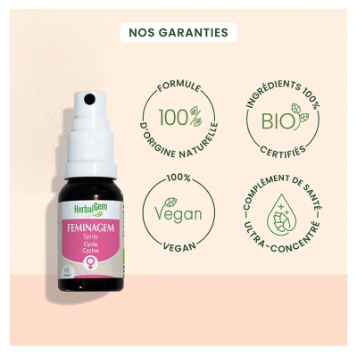 HerbalGem Feminagem Cycle Spray Bio 15 ml