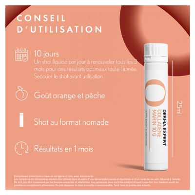 Oenobiol Derma Expert Collagène Marin 10 g 10 Shots