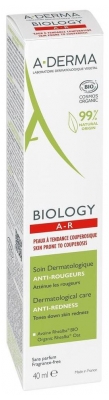 A-DERMA Biology A-R Soin Dermatologique Anti-Rougeurs Bio 40 ml