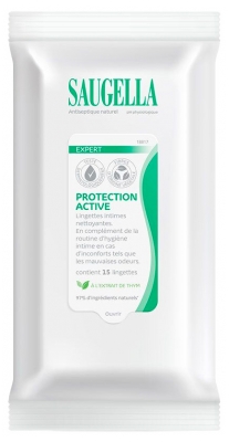 Saugella Esperto Protezione Attiva Salviette Detergenti Intime 15 Salviette