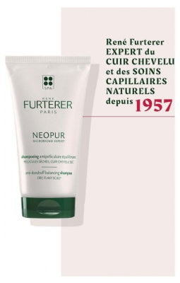 René Furterer Neopur Microbiome Expert Shampoing Antipelliculaire Équilibrant Pellicules Sèches 150 ml