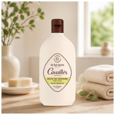 Cavaillès Gel Badeolie Sensitiv Hud Citronverbena 400 ml