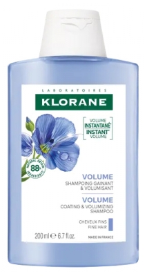 Klorane Volumen - Feines Haar Shampoo mit Lein Bio 200 ml