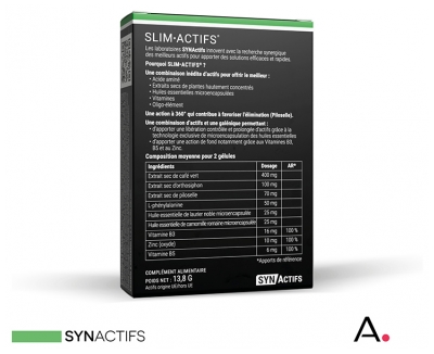 Aragan Synactifs LipoActifs 30 Cápsulas