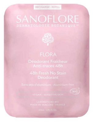 Sanoflore Deodorant Svežina 48H Flora Polnilo Bio 50 ml