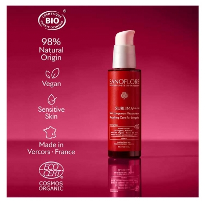 Sanoflore Sublima Soin Longueurs Réparateur Bio 50 ml