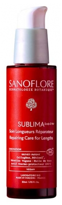 Sanoflore Sublima Soin Longueurs Réparateur Bio 50 ml