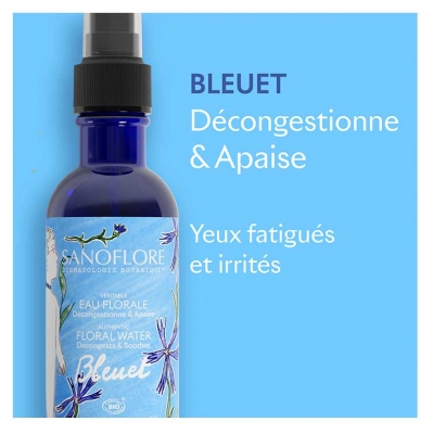 Sanoflore Véritable Eau Florale Bleuet x Jacques Merle 200 ml