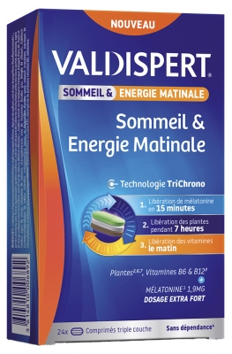 Valdispert Melatonina Sono & Energia Matinal 24 Comprimidos