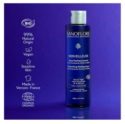 Sanoflore Merveilleuse Aqua Peeling Lissante Bio 200 ml