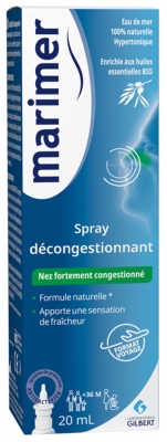 Gilbert Marimer Spray Decongestionante Naso Gravemente Congestionato 20 ml