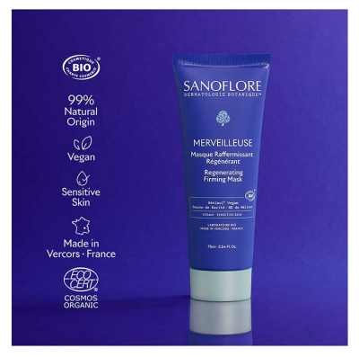 Sanoflore Merveilleuse Masque Raffermissant Régénérant Bio 75 ml