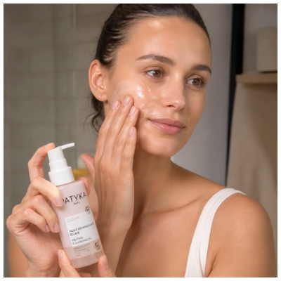 PATYKA Clean Huile Démaquillante Éclair Bio 150 ml + Mousse Nettoyante Détox Bio 150 ml Offre Spéciale