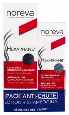 Noreva Hexaphane Kompletterande Anti-Håravfall Schampo 250 ml + Anti-Håravfall Lotion 60 ml