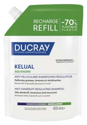 Ducray Kelual Squanorm Anti-Dandruff Regulating Shampoo Refill 400 ml