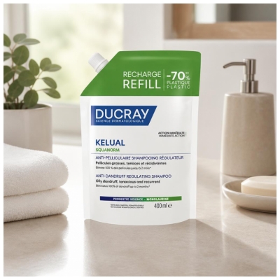 Recambio de Champú Anticaspa Regulador Squanorm 400 ml