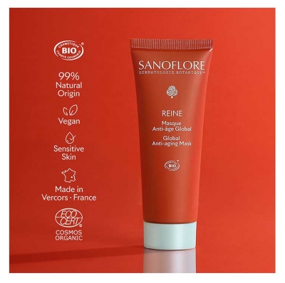 Sanoflore Reine Masque Anti-Âge Global Bio 75 ml