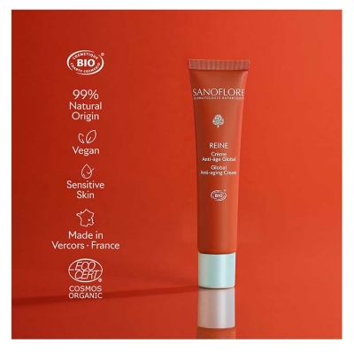 Sanoflore Reine Crème Anti-Âge Global Bio 40 ml