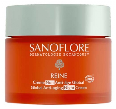 Sanoflore Reine Nočna Krema Proti Staranju Global Bio 50 ml
