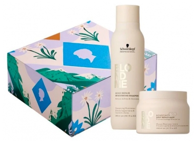 Schwarzkopf Set de Regalo Blond Me Champú Nutritivo 300 ml + Mascarilla Nutritiva 200 ml
