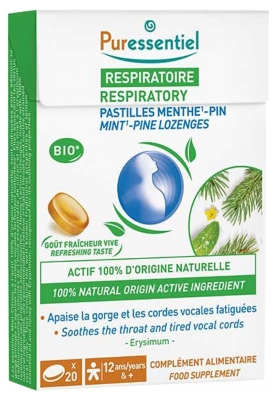 Puressentiel Atemwege Minze Kiefer Pastillen 20 Pastillen