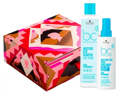 Schwarzkopf Zestaw Bonacure Moisture Kick Shampoo 250 ml + Moisture Kick Mist Spray 200 ml