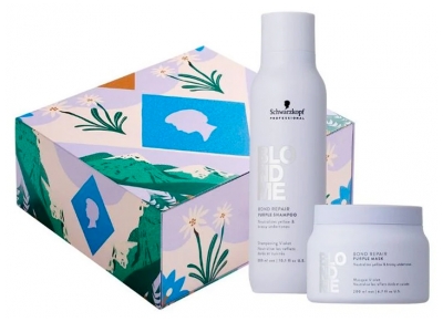 Schwarzkopf Set de Regalo Blond Me Champú Violeta 300 ml + Mascarilla Violeta 200 ml