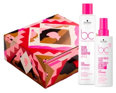 Schwarzkopf Bonacure Set Color Freeze Shampoo 250 ml + Color Freeze Balm Spray 200 ml