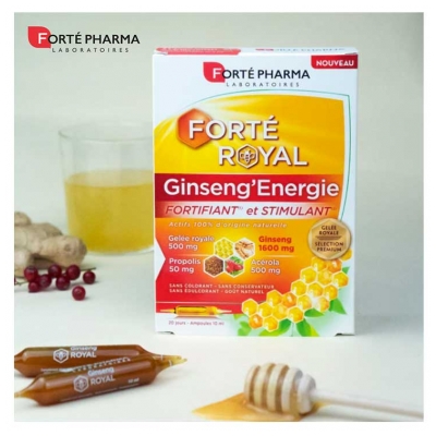 Forté Pharma Forté Royal Ginseng'Energie 20 Ampoules