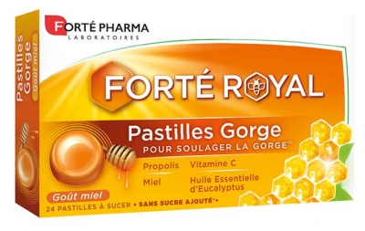 Forté Pharma Pastilės Royales Mėtos Skonio 24 Loterijos Pastilės