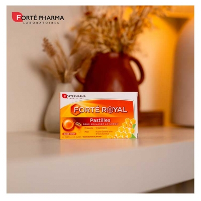 Forté Pharma Pastilhas Reais Sabor Mel 24 Pastilhas para Chupar