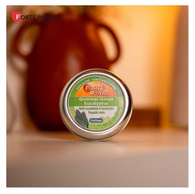 Forté Pharma Forté Royal Eucalyptus Throat Gummies 45 g