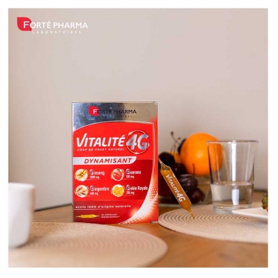Forté Pharma Vitalidad 4G 20 Ampollas
