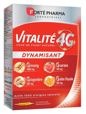 Forté Pharma Vitalidad 4G 20 Ampollas