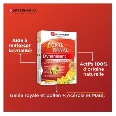 Forté Pharma Forté Royal Gelée Royale Dynamisant 20 Ampoules