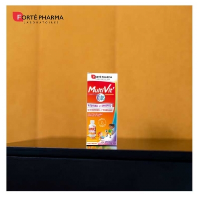 Forté Pharma Jarabe de Vitaminas e Inmunidad MultiVit'Kids 150 ml