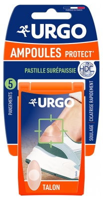 Urgo Ampolas Proteção Calcanhar 5 Pensos de Grande Formato