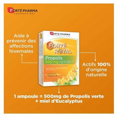 Forté Pharma Forté Royal Propolis 500 mg 20 Ampoules