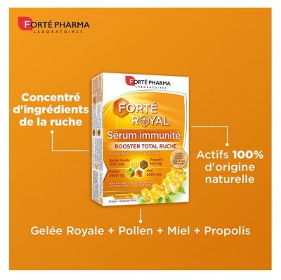 Forté Pharma Sérum Royal Booster d'Immunité 20 Ampoules