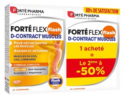 Forté Pharma Forté Flex Flash D-Contract' Muscles Zestaw 2 x 20 Tabletek