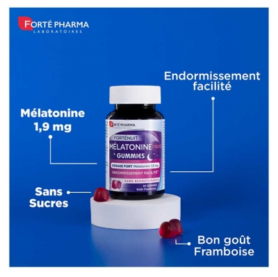 Forté Pharma Forté Nuit Mélatonine 1900 30 Gummies