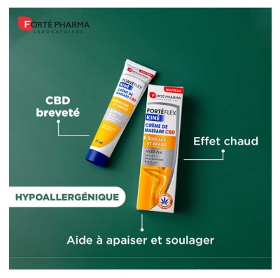 Forté Pharma Forte Flex Kiné Crème de Massage CBD 75 ml