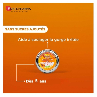 Forté Pharma Forté Royal Gommes Gorge Miel 45 g