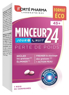 Forté Pharma Lieknėjimas 24 45+ Svorio Metimas 56 Tabletės