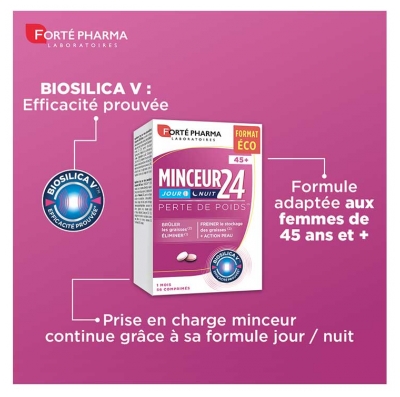 Forté Pharma Minceur 24 45+ Perte de Poids 56 Comprimés