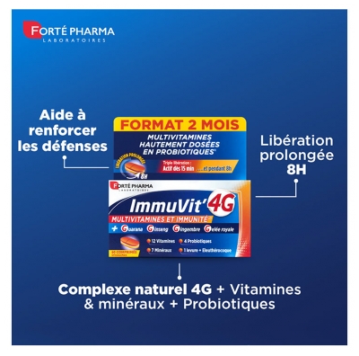 Forté Pharma ImmuVit' 4G 60 Comprimés